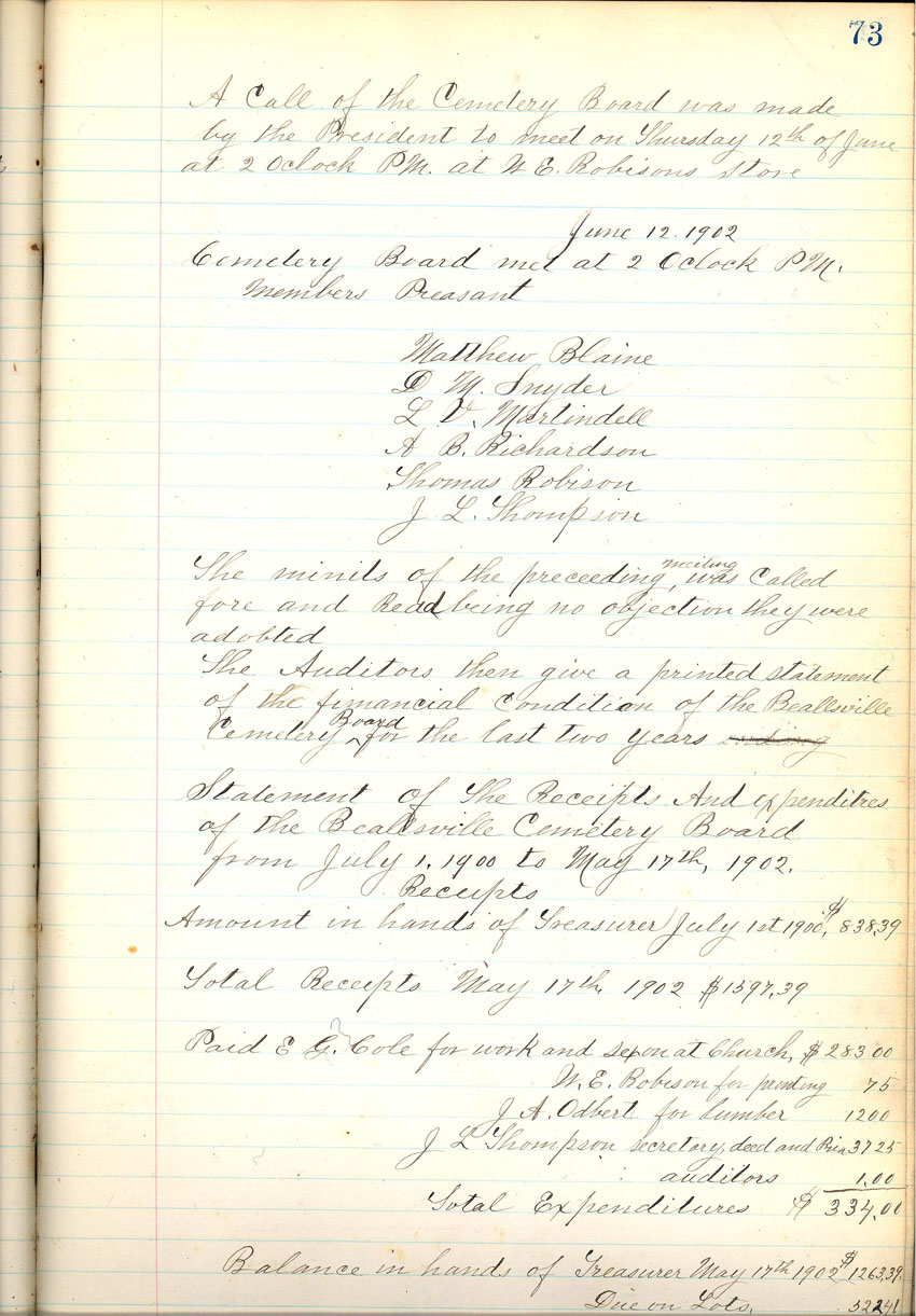 minute book